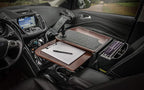AutoExec AE-GMCD-TAB-21M GripMaster Car Desk for Your Vehicle Workstation and Mobile Office, Mahogany with Tablet Mount