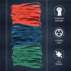 24 Pack Moving Blanket Rubber Bands - Heavy Duty Extra Large Packing Bands for Moving Blankets and Furniture - Variety of Sizes 26in, 30in & 42in - 24 Pack of Mover Bands - kitchentoolz
