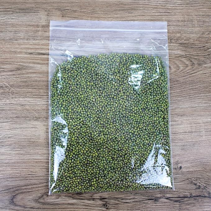 12" X 15" (100 Bags) 2 Mil Clear Reclosable Zip Plastic Poly Bags with Resealable Lock Seal Zipper