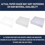 White Bulk Packing Paper Sheets for Moving | 640 sheets | 27" x 17" | 20 lb | Twin Pack | | Newsprint Wrapping Paper Sheets - Must Have in Your Moving Supplies, Packing Materials, Moving Paper Wrap