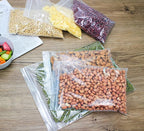 8" X 10" (100 Bags) 2 Mil Clear Reclosable Zip Plastic Poly Bags, Quart with Resealable Lock Seal Zipper