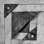 WHITEDUCK Super Heavy Duty Poly Tarp Cover 16 Mil & 10 Mil with Grommets and Reinforced Edges (Brown, White & Silver Black) (Silver Black- 10 Mil, 16' x 20')