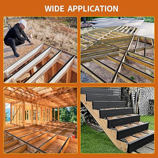 Butyl Joist Tape for Decking 2''×50', 10 Rolls Weather-Resistant Deck Joist Tape 2 inch, Waterproof and Anti-Corrosion Joists Deck Tape,Self-Adhesive Flashing Joists Tape for Wood Decks Beams Roof