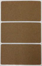4" x 2" Blank Stickers to Write On Name Tags Color-Coding Labels for Moving, and Storage Boxes, 324 Labels (Kraft) by Royal Green
