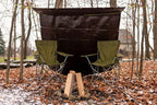 WHITEDUCK Super Heavy Duty Poly Tarp Cover 16 Mil & 10 Mil with Grommets and Reinforced Edges (Brown, White & Silver Black) (Brown- 16 Mil, 4' x 20')