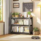 Storage Shelves, Garage Metal Shelving Unit, Adjustable, Double-Layer Column with Reinforced Ribs, Heavy-Duty, Capable of Bearing 600-3600 lbs (Black, 32 * 20 * 14, 3-Tier)