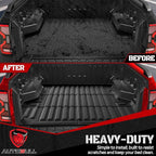 Truck Bed Mat Bed Liner Fit for Ford Ranger (5FT, 59.6" Bed) 2025 2024, Vehicle Truck Bed Liner Custom Fit All Weather Protection TPE Pickup Car Bed Mat