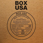 Box USA BHD241612DW Double Wall Boxes, 24"L x 16"W x 12"H, Kraft (Pack of 10)