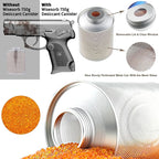 750 Grams 5 Pack Gun Safe Dehumidifier, Reusable Canister Desiccant Dehumidifier, Rechargeable 1.65 Lbs Indicating Silica Gel Orange To Green