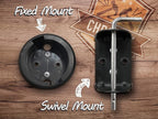 Chromex Wall Mounted Extension Cord Winder Organizer with 2 Fixed and 1 Swivel Wall Mount Brackets, Portable